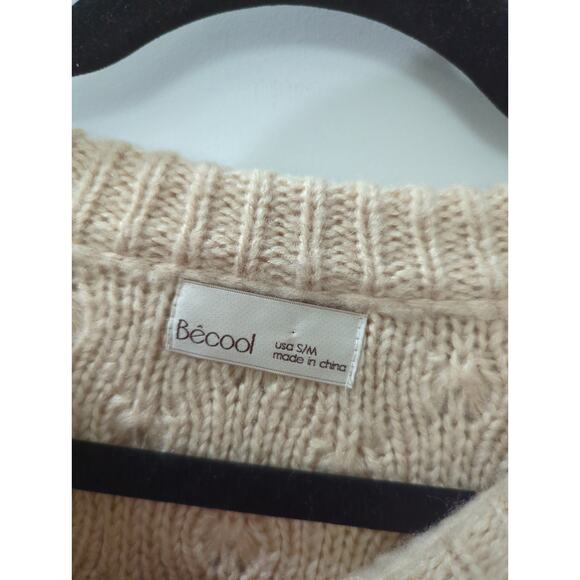 Becool Striped Textured Crewneck Sweater - Picture 3 of 4